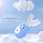 Brosse à Dents Électrique Enfant 360° – Silicone U Sonique & Minuteur Intelligent Socosytech