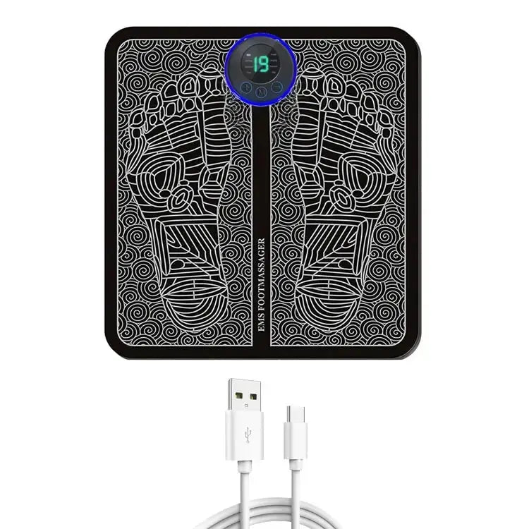 Tapis de massage électrique pour pieds – 8 modes & 19 niveaux – Relaxation & circulation Socosytech