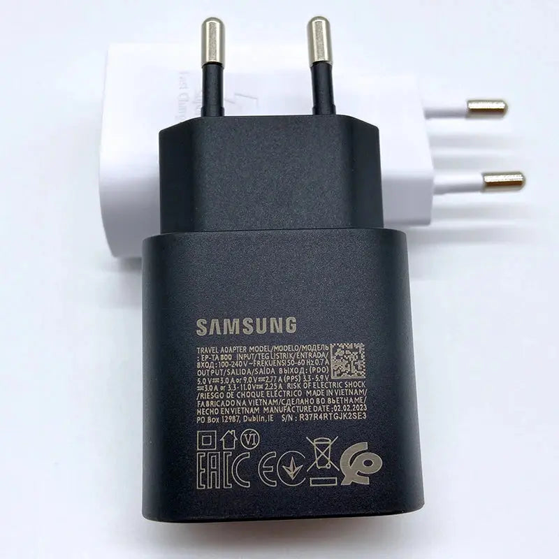 Chargeur Samsung 25W USB-C Super Fast Charge–Adaptateur EU Socosytech