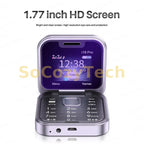 SERVO i16PRO 2G GSM Dual SIM Flip Mini Mobile Phone Auto Call Record Speed Dial Magic Voice FM Radio Small Fold Telephone Type-C Socosytech