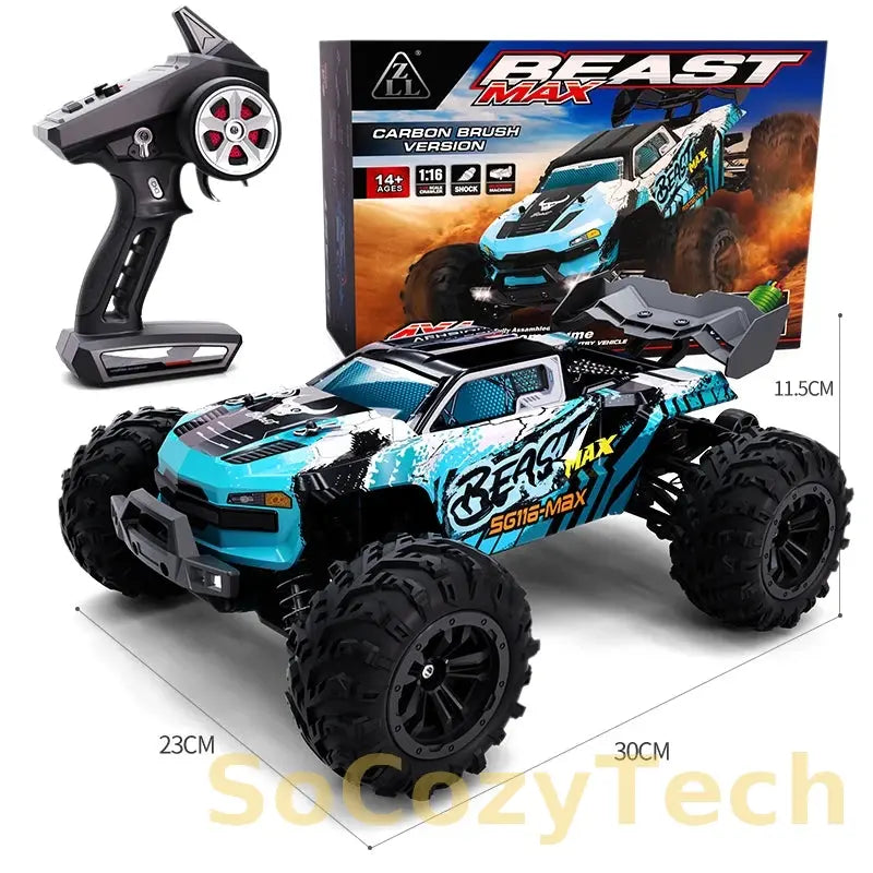 SG116MAX 80KM/H High Speed RC Car Brushless 4WD Off-Road Drift Remote Control Car 1:16 Professional Racing Cars SG116PRO 40KM/H Socosytech