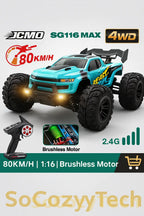 SG116MAX 80KM/H High Speed RC Car Brushless 4WD Off-Road Drift Remote Control Car 1:16 Professional Racing Cars SG116PRO 40KM/H Socosytech