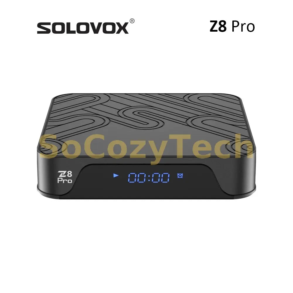 SOLOVOX Z8 Pro Android 12 Smart TV Box H618 Quad 2G 16G 4G 32G WiFi Bluetooth 5 Voice Assistant YouTube 8K Z8Pro Media Player Socosytech