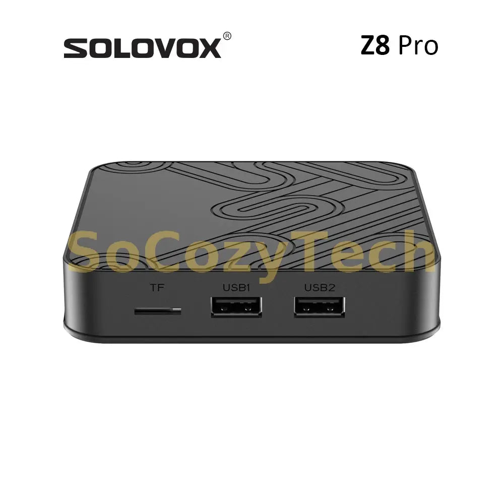 SOLOVOX Z8 Pro Android 12 Smart TV Box H618 Quad 2G 16G 4G 32G WiFi Bluetooth 5 Voice Assistant YouTube 8K Z8Pro Media Player Socosytech
