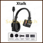 SYNCO Xtalk X1 X3 X5 2.4G Wireless Intercom System Communication Headset With Battery Noise Reduction Intercom Headset Socosytech