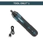 Makita Cordless Electric Screwdriver | 3.6V 5N.m Torque | 1/4" Chuck | 1300mAh Li - ion Battery Socosytech