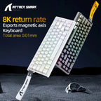 Clavier gaming Attack Shark X68 HE 60% magnetic axis 8000Hz déclenchement 0,01 mm – image promotionnelle Socosytech