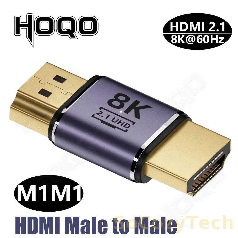 hdmi 90 degree adapter 8k 4k@120Hz 270 degree hdmi angled adapter 360 180 degree mni hdmi to HDMI U shape l type converter Socosytech