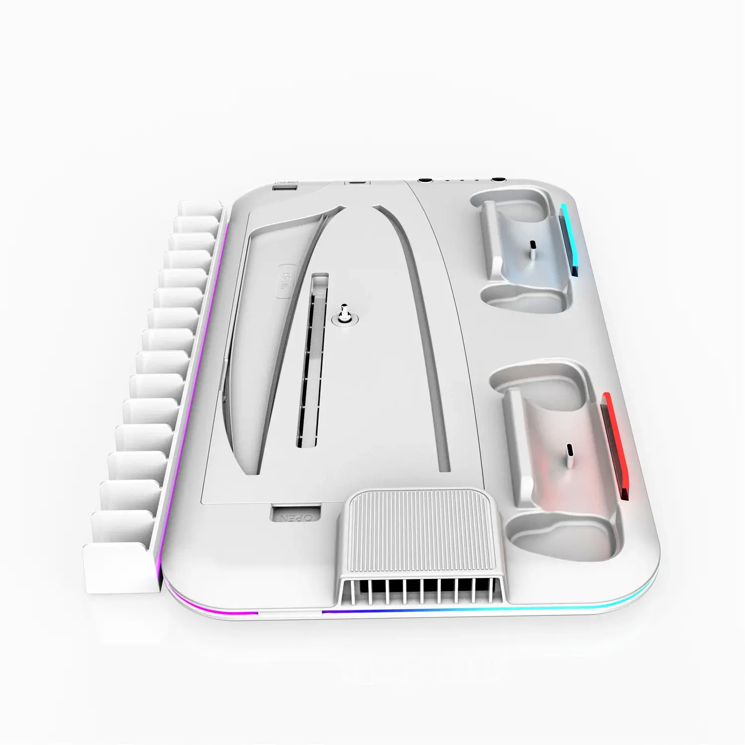 Station de Refroidissement PS5 RGB – Ventilation Turbo & Recharge Manettes Socosytech