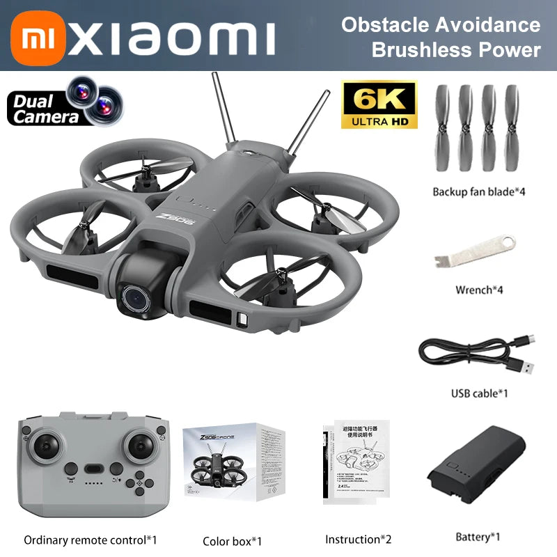 Drone GPS Z906 HD – Caméra Stabilisée & Évitement d’Obstacles | Mijia