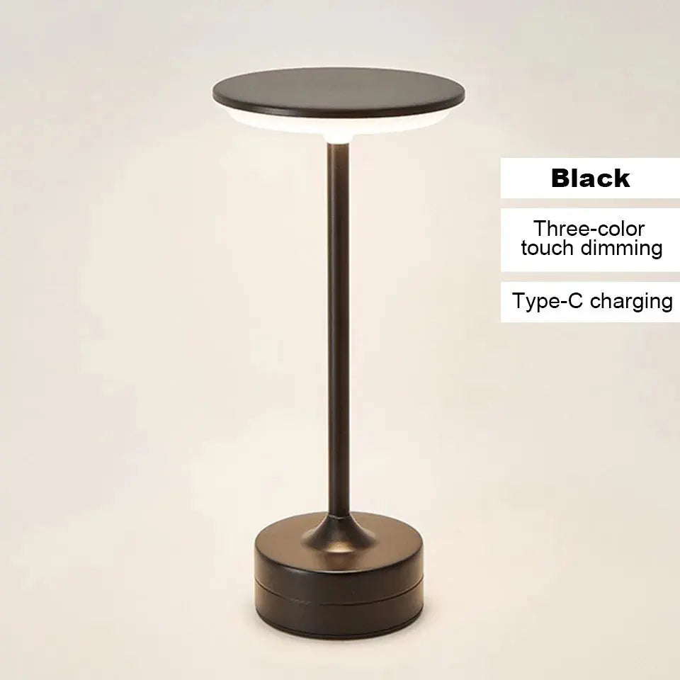 Lampe de Table LED Tactile Rechargeable – Métal Design USB Socosytech