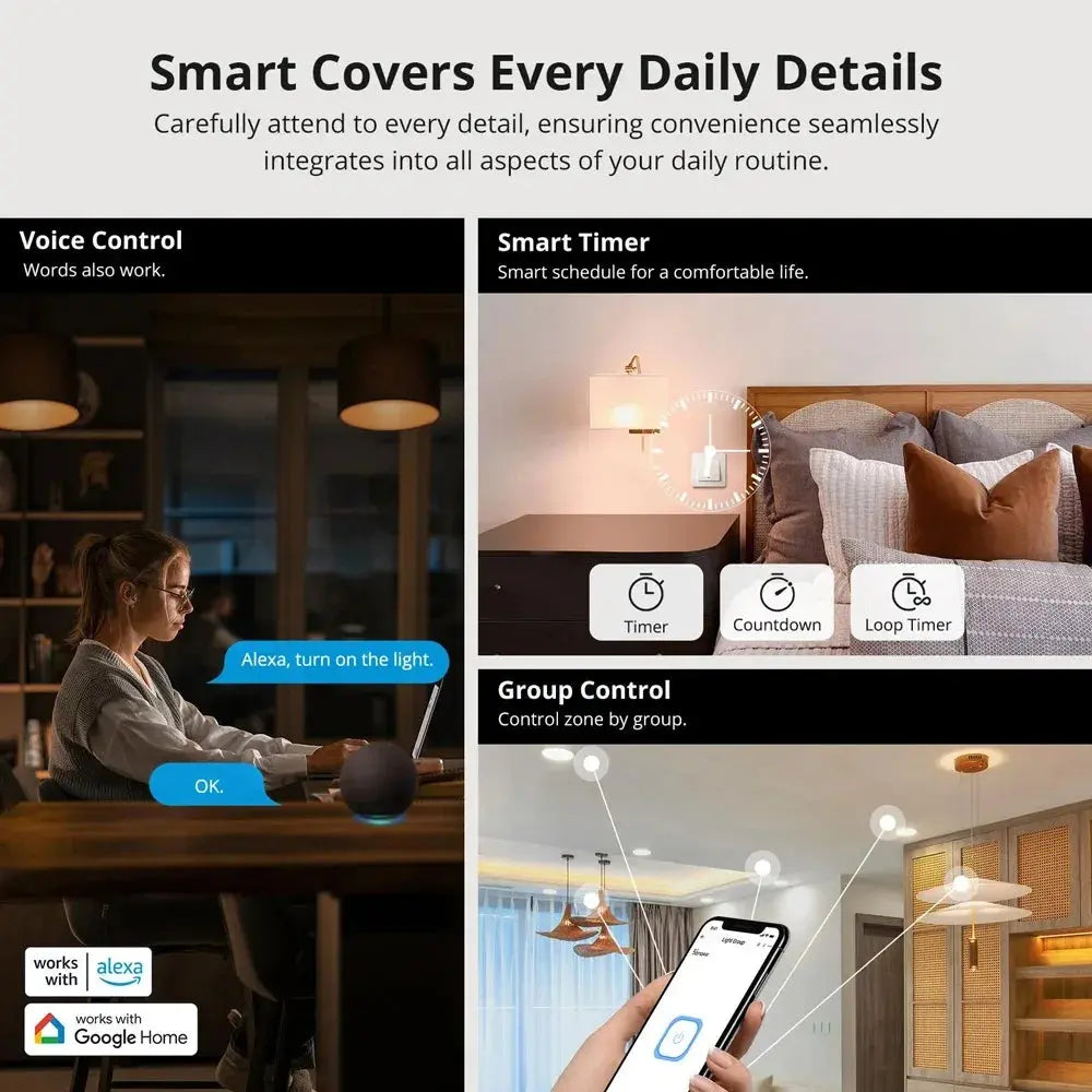 SONOFF ZBMINI R2 – Interrupteur Connecté Zigbee 3.0 | Compatible Alexa, Google Home & eWeLink SoCozyTech