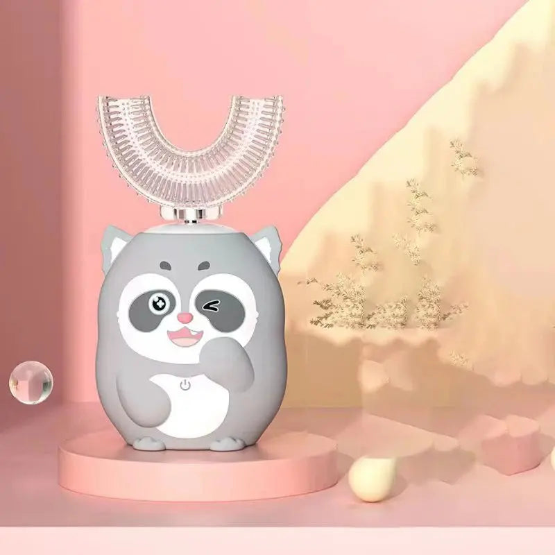 Brosse à Dents Électrique Enfant 360° – Silicone U Sonique & Minuteur Intelligent Socosytech