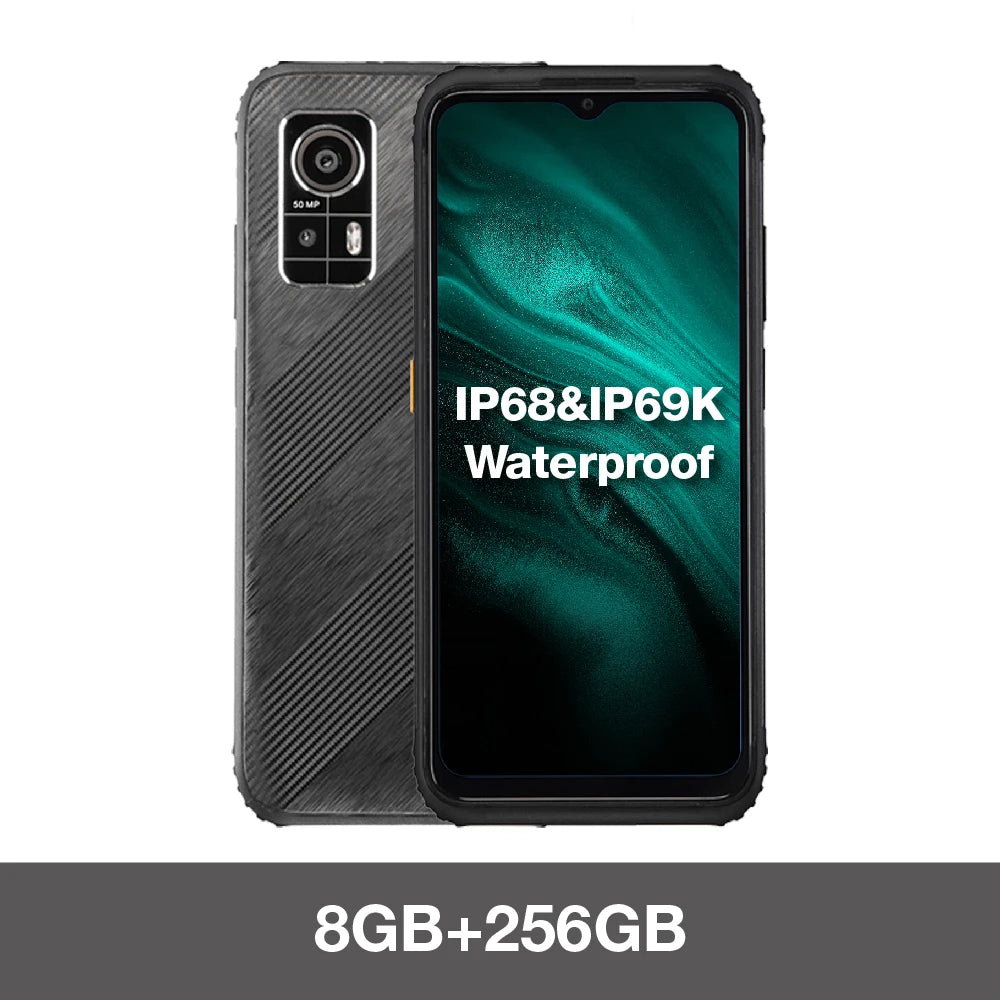 AGM H6 – Smartphone Rugged 8GB+256GB, 50MP, 90Hz, IP68/IP69K