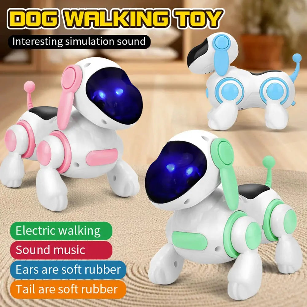 Chien Robot Interactif Éducatif – Marche, Sons & Lumières | Enfant Socosytech