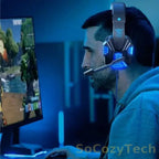 Casque Gaming RGB Filaire – Micro Anti-Bruit 40mm PC/PS5/Xbox/Switch Socosytech