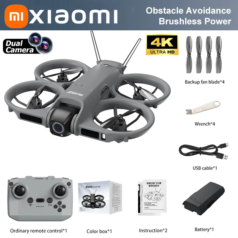 Drone GPS Z906 HD – Caméra Stabilisée & Évitement d’Obstacles | Mijia