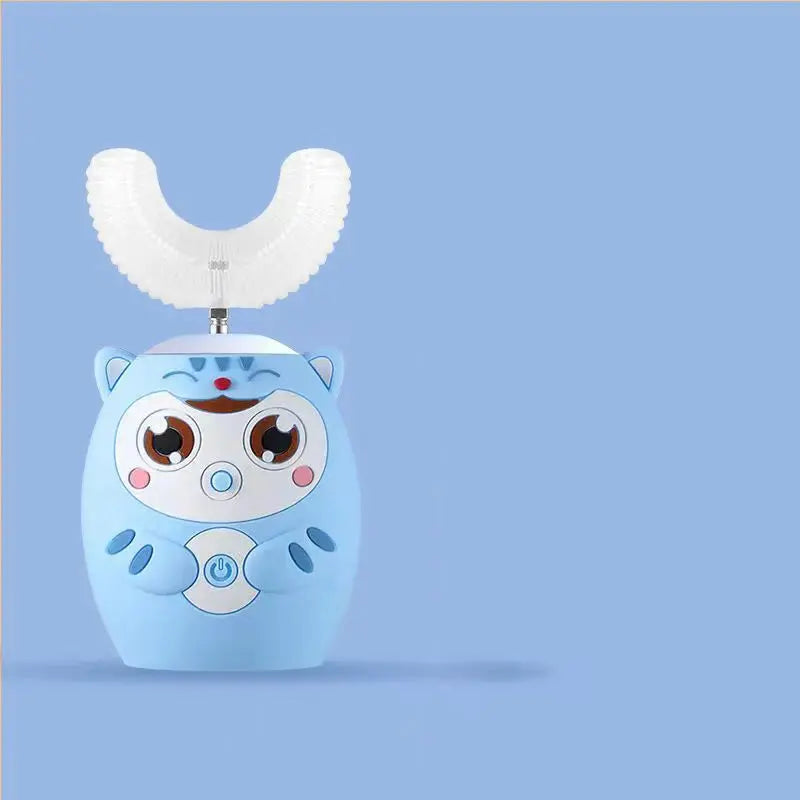 Brosse à Dents Électrique Enfant 360° – Silicone U Sonique & Minuteur Intelligent Socosytech