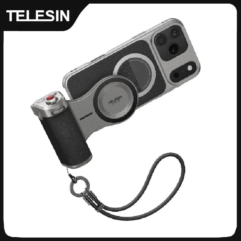 Grip Magnétique Photo & Vidéo pour iPhone 17 Pro / Pro Max – TELESIN Socosytech