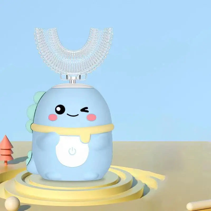 Brosse à Dents Électrique Enfant 360° – Silicone U Sonique & Minuteur Intelligent Socosytech