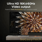 【80Gbps USB4 GEN4】UGREEN USB C to USB C Cable 240W PD 3.1 Fast Charging, Thunderbolt 4 Aluminum Shell Braided for MacBook Socosytech