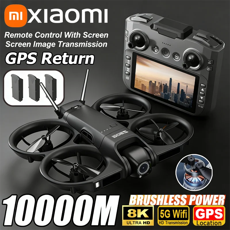 Drone GPS Z906 HD – Caméra Stabilisée & Évitement d’Obstacles | Mijia