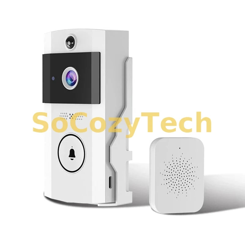 SmartView™ — Sonnette WiFi HD avec Caméra & Recharge Solaire SoCozyTech
