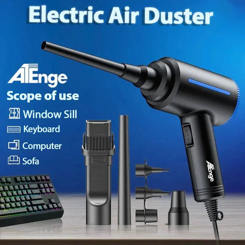 Souffleur d’Air Électrique 500W – Nettoyage PC & Électronique - Socosytech