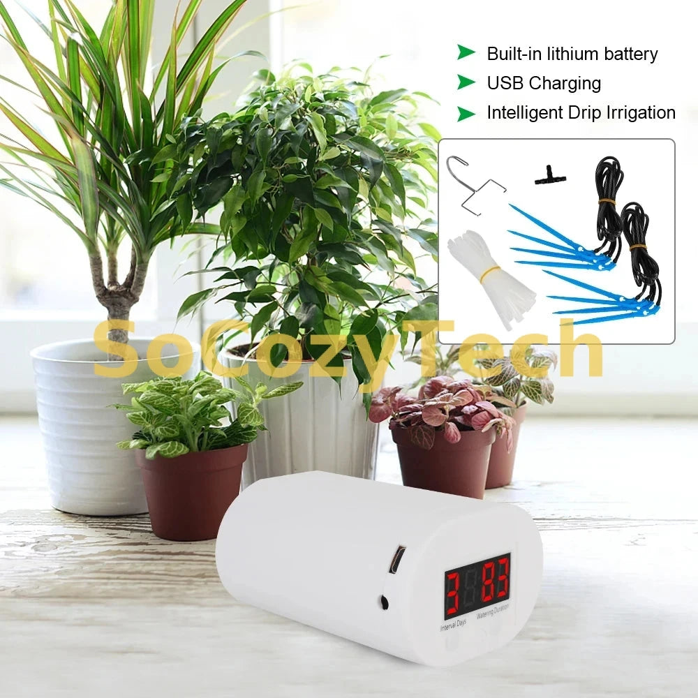 Système d’Irrigation Automatique Programmable – Jardin Intérieur Socosytech