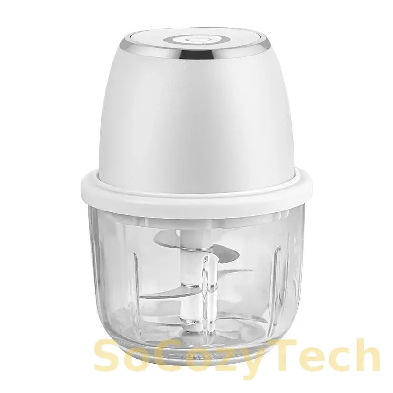 TINSOL 350ML Electric Meat Grinder Food Chopper Garlic Masher USB Multi-Function Vegetable Slicer Blender Kitchen Mixer Socosytech