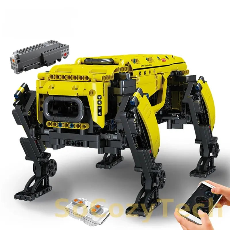 Technical Robot Toys The RC Motorized Boston Dynamics Big Dog Model AlphaDog Building Blocks Bricks Toys for Kid Christmas Gifts Socosytech