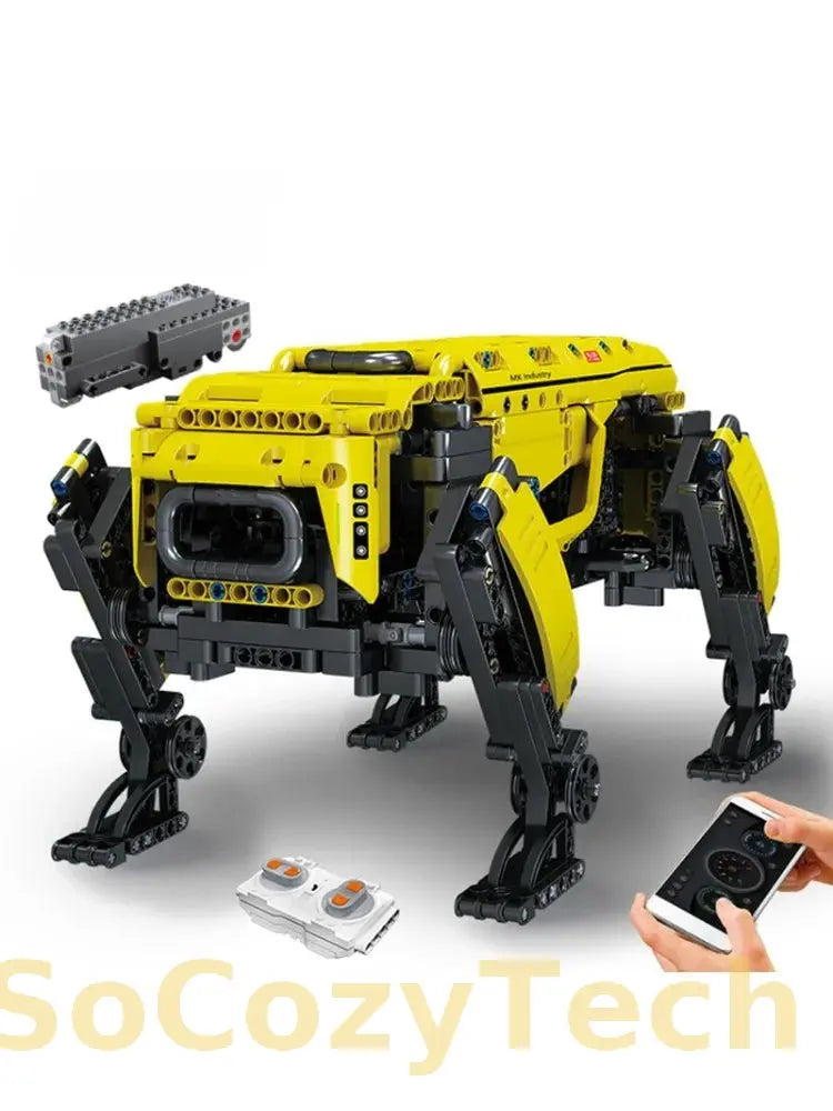 Technical Robot Toys The RC Motorized Boston Dynamics Big Dog Model AlphaDog Building Blocks Bricks Toys for Kid Christmas Gifts Socosytech