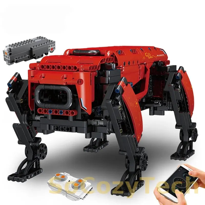 Technical Robot Toys The RC Motorized Boston Dynamics Big Dog Model AlphaDog Building Blocks Bricks Toys for Kid Christmas Gifts Socosytech