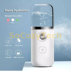 USB Humidifier Rechargeable Nano Facial Mist Sprayer Face Nebulizer Steamer Moisturizing Beauty Instruments Skin Care Tools 1PC Socosytech