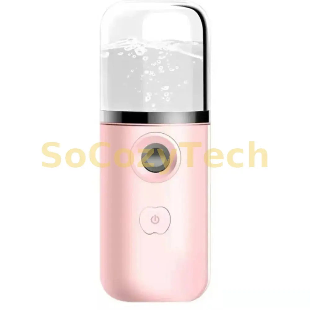 USB Humidifier Rechargeable Nano Facial Mist Sprayer Face Nebulizer Steamer Moisturizing Beauty Instruments Skin Care Tools 1PC Socosytech