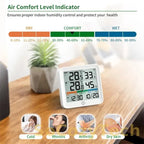 Weather Station Indoor Outdoor Wireless Thermometer Hygrometer With 1 Remote Sensor Temperature And Humidity Gauge Meter Monitor Socosytech