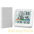 Weather Station Indoor Outdoor Wireless Thermometer Hygrometer With 1 Remote Sensor Temperature And Humidity Gauge Meter Monitor Socosytech