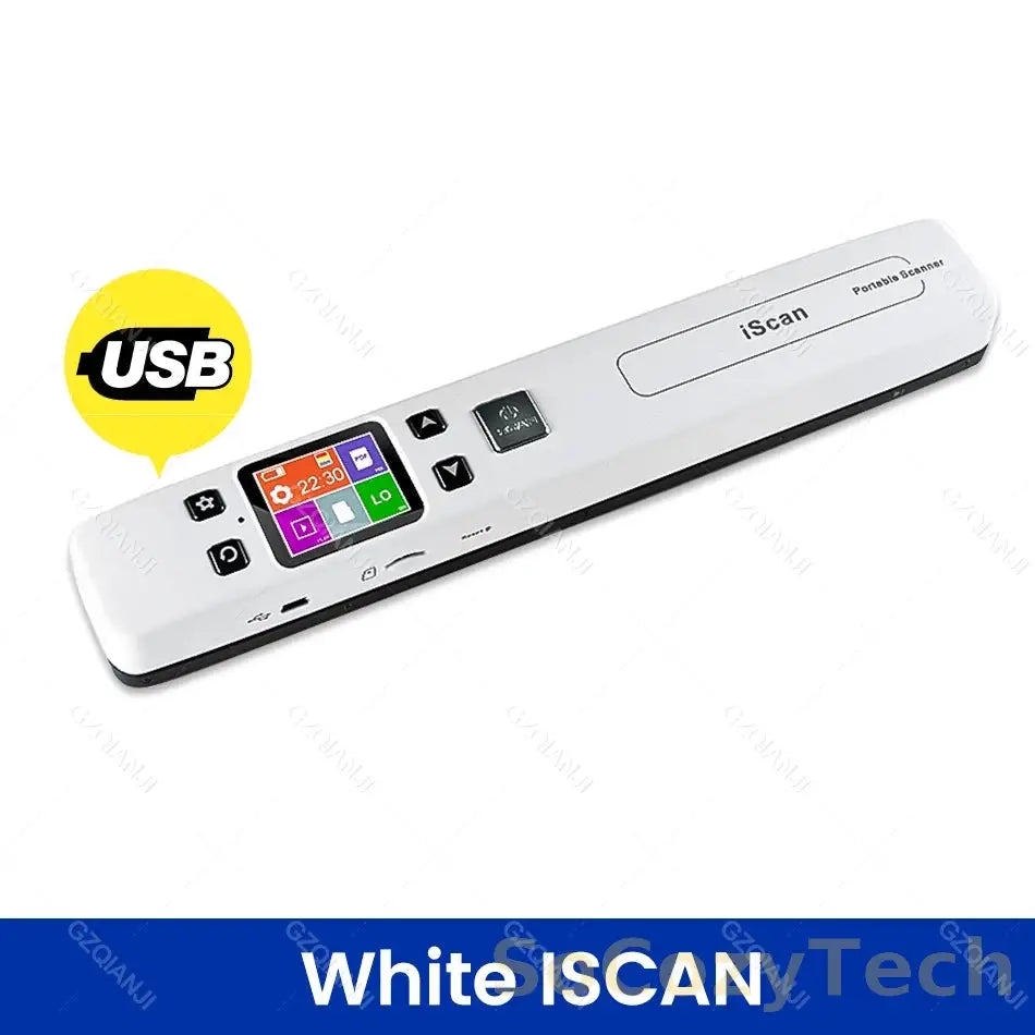 Scanner Portable A4 WiFi – 1050 DPI, JPG/PDF, 16/32 Go Socosytech