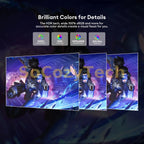 ZEUSLAP 15.6" FHD 100%sRGB 300Nits Ultra thin Back Stand Design Portable Monitor for Phone Gaming Laptop Socosytech