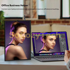 ZEUSLAP 15.6" FHD 100%sRGB 300Nits Ultra thin Back Stand Design Portable Monitor for Phone Gaming Laptop Socosytech