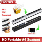 Scanner Portable A4 iScan – 300/600/900 DPI – JPG/PDF Socosytech