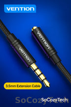 Câble Jack 3.5mm Vention – Extension Audio Premium (1m/2m/3m/5m) Socosytech