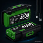 Batteries Rechargeables Xbox 4800 mWh – Pack 2 + Câble USB-C – beboncool - Socosytech