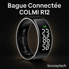 Bague Connectée COLMI R12 – Écran Tactile & Suivi Santé 24/7 - Socosytech