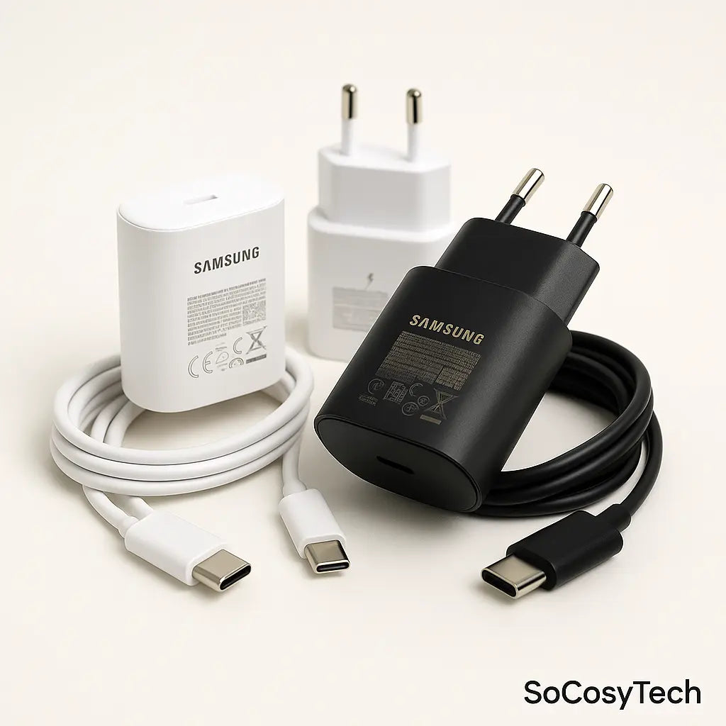 Chargeur Samsung 25W USB-C Super Fast Charge–Adaptateur EU Socosytech
