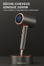 Sèche-Cheveux Ionique 2000W – Flux Turbo & Température Constante Socosytech