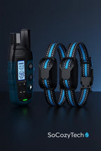 Collier d’Éducation 1000M IP67 – Duo Télécommande & 2 Chiens - Socosytech