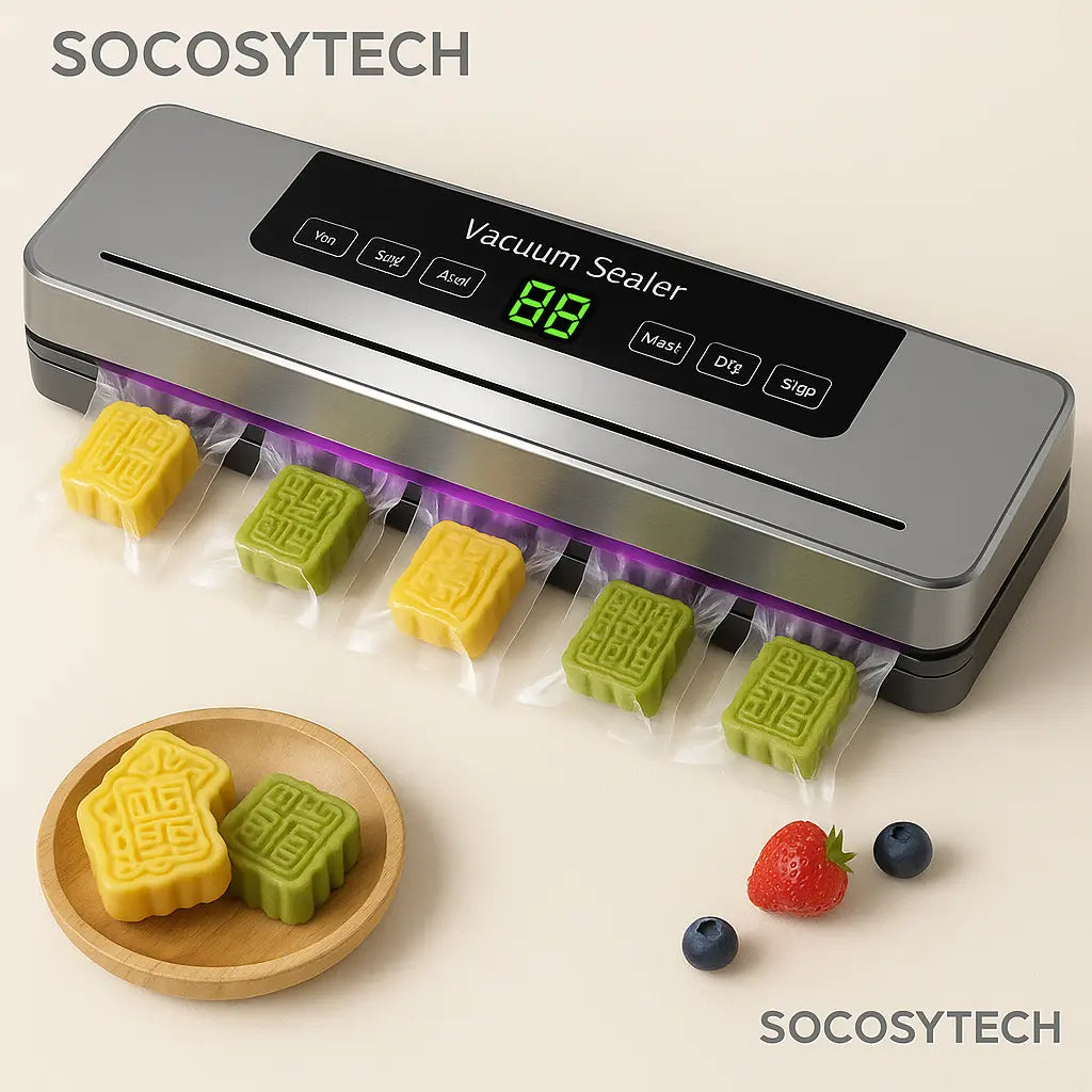 Machine Sous Vide Alimentaire Électrique 30 cm – Sec & Humide avec Cutter Socosytech