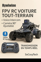 Voiture RC FPV 2.4G avec Caméra WiFi – Buggy Off-Road Haute Vitesse (Hywiwine) - Socosytech